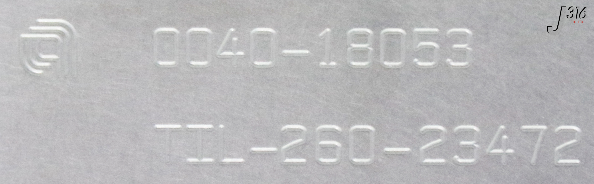 C3933 APPLIED MATERIALS PEDESTAL HOLES 200mm BLUE SNNF (PARTS